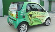 Smart car - designed and wrapped by Totally Dynamic North London