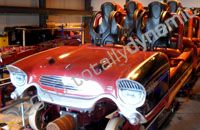 Stealth Rollercoaster wrapped with St Georges flag by Totally Dynamic North London