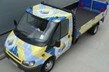 Ford Transit Pick-up - designed and wrapped by Totally Dynamic North London