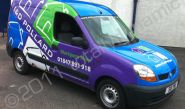 Kangoo van with full wrap by Totally Dynamic Central Scotland