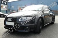Audi RS4 wrapped gloss white by Totally Dynamic North London