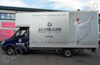 Mercedes Sprinter Luton van wrapped by Totally Dynamic North London