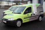 Vauxhall Combo fleet - designed and wrapped by Totally Dynamic Central Scotland