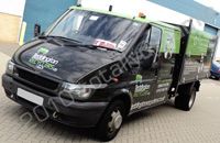 Ford Transit double cab wrapped in printed wrap by Totally Dynamic South London