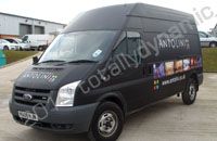 Ford van wrapped for Antolini Designer Ceilings by Totally Dynamic Leeds/Bradford