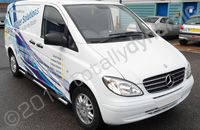 Fleet of vans wrapped for Waste Water Solutions by Totally Dynamic North London