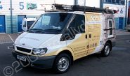 Ford Transit wrapped by Totally Dynamic North London
