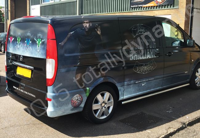 Mercedes Vito vinyl wrapped for NIKE