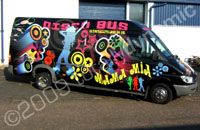 Van wrapped by Totally Dynamic Central Scotland