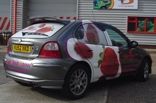 Rover 216 - designed and wrapped by Totally Dynamic Norwich