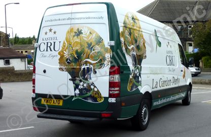 Mercedes Sprinter high roof long wheel base wrapped by Totally Dynamic Leeds/Bradford