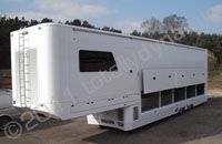 Race support unit wrapped white by Totally Dynamic Lincoln