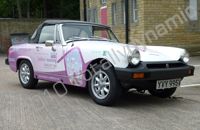 MG Midget wrapped by Totally Dynamic Leeds/Bradford