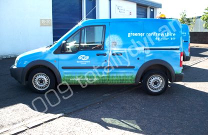 Vans wrapped by Totally Dynamic Central Scotland