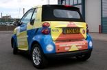 Smart Car - designed and wrapped by Totally Dynamic North London