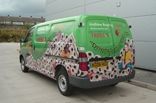 Toyota HiAce - designed and wrapped by Totally Dynamic North London