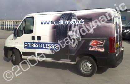 Van wrapped by Totally Dynamic Leeds/Bradford