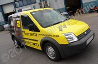 Ford Transit Connect with full colour printed wrap by Totally Dynamic North London