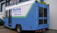 Iveco Mobile Library - designed and wrapped by Totally Dynamic North London