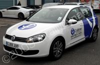 VW Golf part wrapped by Totally Dynamic North London