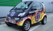 Smart car - designed and wrapped by Totally Dynamic North London