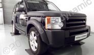 Landrover Discovery wrapped in gloss black and carbon fibre bonnet by Totally Dynamic Lincoln