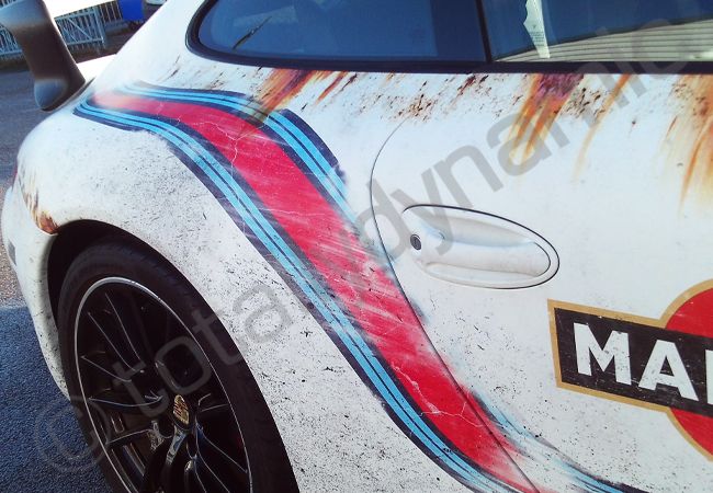 Porsche 997 Bespoke Martini Wrap