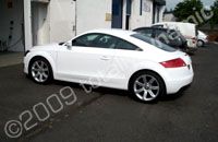 Audi wrapped white by Totally Dynamic Central Scotland