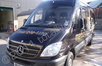 Mercedes van wrapped with printed wrap by Totally Dynamic Leeds/Bradford