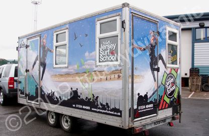 Trailer wrapped by Totally Dynamic North London