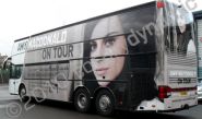Bus wrapped for Amy MacDonald tour by Totally Dynamic North London