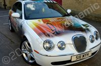 Jaguar S Type wrapped by Totally Dynamic Leeds/Bradford