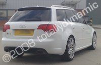 Audi Estate wrapped white by Totally Dynamic Leeds/Bradford