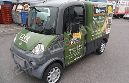 Megavan wrapped in full colour printed design by Totally Dynamic North London