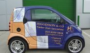 Smart Car - designed and wrapped by Totally Dynamic North London