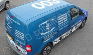 VW Caddy wrapped by Totally Dynamic North London