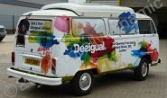 Campervan wrapped for Desigual Clothing by Totally Dynamic Milton Keynes
