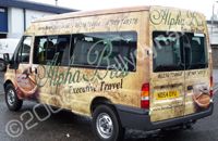 Ford Transit Designed and wrapped by Totally Dynamic Central Scotland