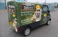 Megavan wrapped in full colour printed design by Totally Dynamic North London
