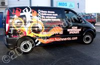 Van wrapped by Totally Dynamic North London