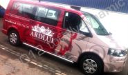 VW Transporter minibus fully wrapped in printed design by Totally Dynamic Central Scotland