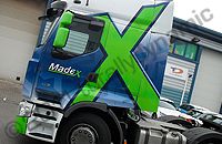 Renault Premium Lorry Cab in printed wrap by Totally Dynamic North London