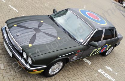 Jaguar Sovereign designed and wrapped by Totally Dynamic South London