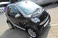 Smart FourTwo fully wrapped in printed design by Totally Dynamic North London