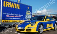 Porsche & Trailer wrapped by Totally Dynamic Leeds/Bradford