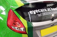 Ford Fiesta van vinyl wrapped by Totally Dynamic Central Scotland