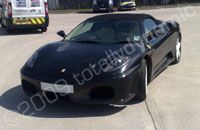 Ferrari F430 wrapped pearlescent white by Totally Dynamic Leeds/Bradford