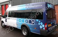 Ford Transit Minibus #1 fully wrapped by Totally Dynamic Lincolnshire