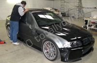 BMW M3 CSL wrapped matt grey with graphics by Totally Dynamic Leicester