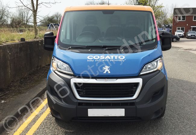 Peugeot Expert vinyl wrapped for Cosatto